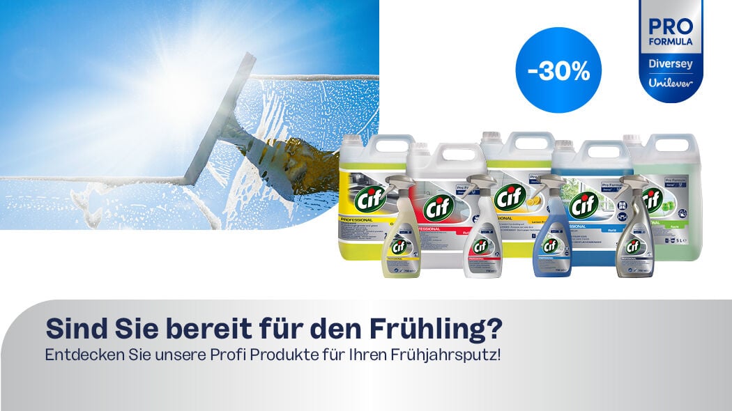 Mehr zu 30% Rabatt auf Cif Professional!
